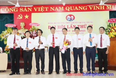 Đại hội Đảng bộ Trường THPT Chuyên Quang Trung lần thứ IV, nhiệm kỳ 2020 – 2025
