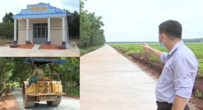 Xây dựng nông mới trên địa bàn huyện Hớn Quản: nguồn Báo Bình Phước