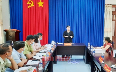 Phó Bí thư Tỉnh ủy, Chủ tịch UBND tỉnh Trần Tuệ Hiền phát biểu chia sẻ  tại một buổi tiếp công dân (Ảnh Báo Bình Phước Online)