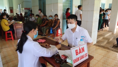 Hình ảnh tại buổi tiêm Vaccine phòng Covid 19  trên địa bàn thành phố