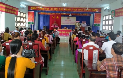 Quang cảnh đại hội đại biểu Hội nông dân xã Hưng Phước lần thứ X,  nhiệm kỳ 2023 – 2028
