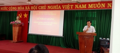 BÙ GIA MẬP: KHAI MẠC TẬP HUẤN CÔNG TÁC TÍN NGƯỠNG,    TÔN GIÁO NĂM 2023