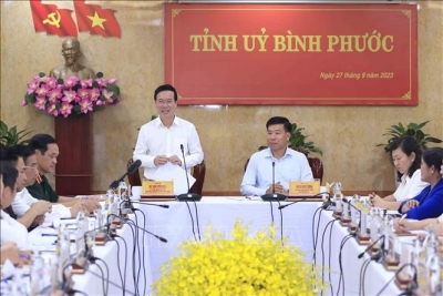 Chủ tịch nước Võ Văn Thưởng phát biểu chỉ đạo