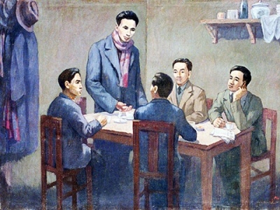 Hội nghị thành lập Đảng Cộng sản Việt Nam ngày 3/2/1930 (nguồn: internet)