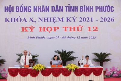 Chủ trì kỳ họp thứ 12 HĐND tỉnh khóa X, nhiệm kỳ 2021 - 2026