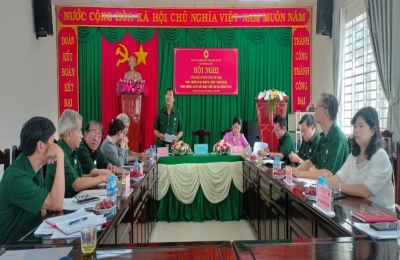 Hội nghị Tổng kết phong trào thi đua năm 2023 cụm thi đua số 1 (Các huyện, thị xã, thành phố nội địa) Hội CCB tỉnh Bình Phước.