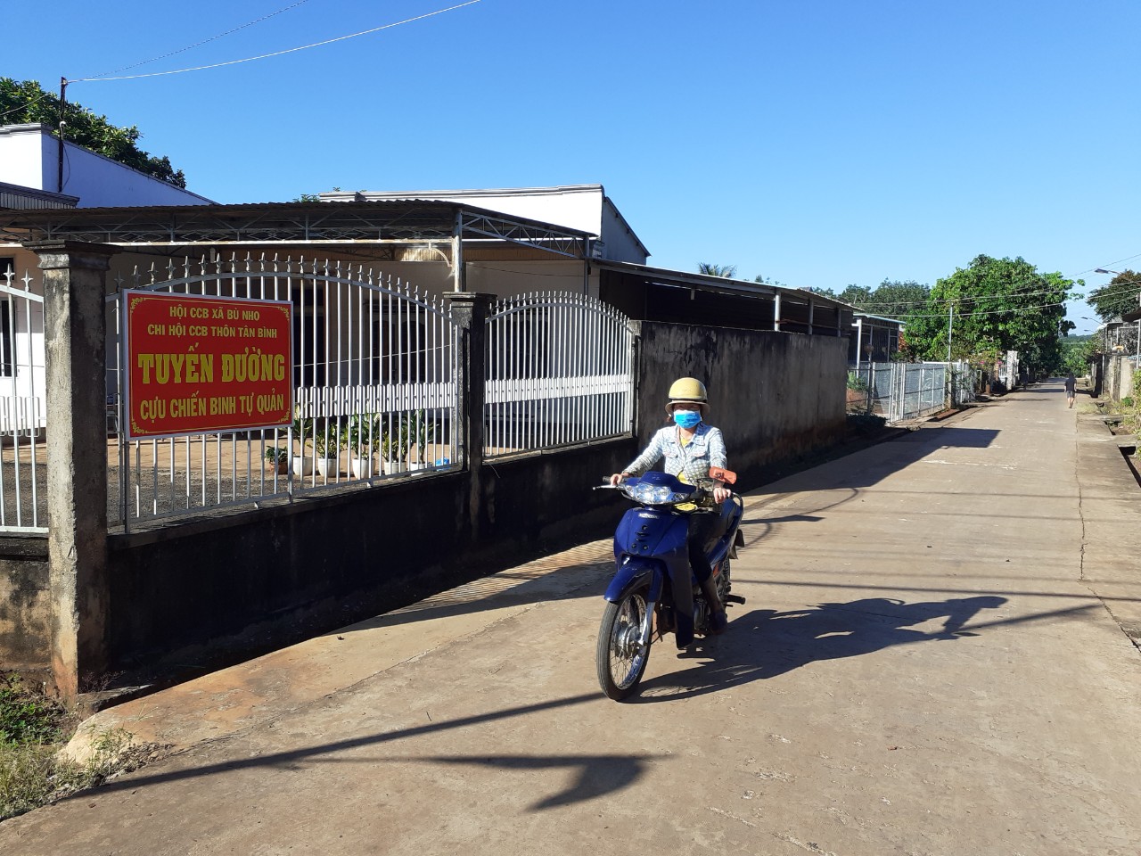 Tuyến đường Cựu chiến binh tự quản thôn Tân Bình, xã Bù Nho.