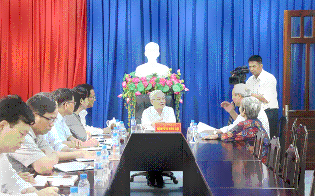 Đ/c Bí thư Tỉnh ủy Nguyễn Văn Lợi tiếp công dân định kỳ tháng 3/2019