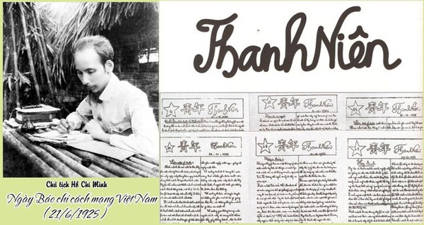 21/6/1925 ngày ra mắt số đầu tiên của báo “Thanh niên” Sự ra đời của báo chí Việt Nam và ngày báo chí cách mạng 21 tháng 6. Nguồn Internet