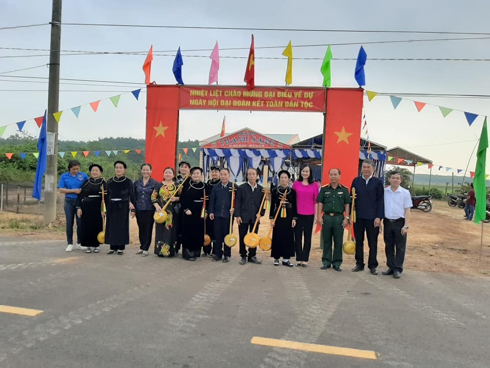 Ngày hội đại đoàn kết toàn dân tộc ở Sóc Nê, xã Tân Tiến, huyện Bù Đốp