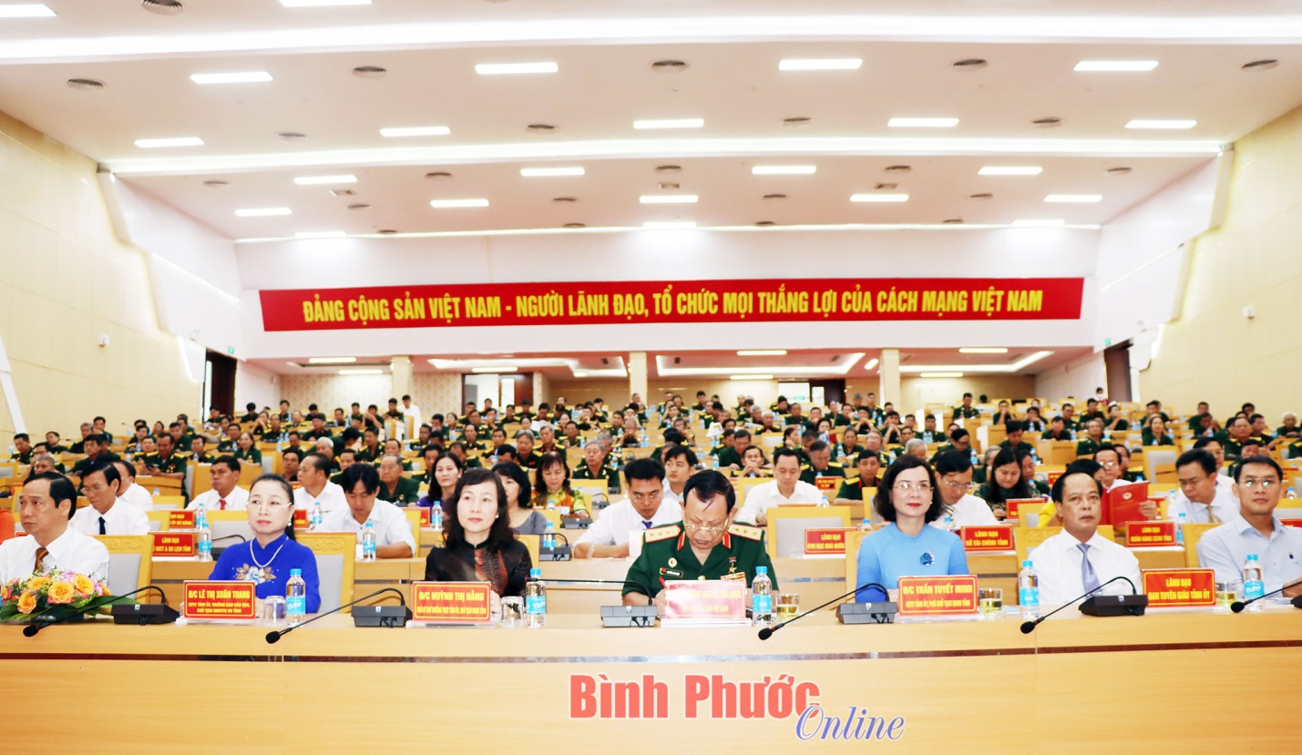 Ảnh minh họa: Các đại biểu dự đại hội đại biểu Hội Cựu chiến binh  tỉnh Bỉnh Phước lần thứ VII, nhiệm kỳ 2022 – 2027. Nguồn ảnh: Bình Phước Online