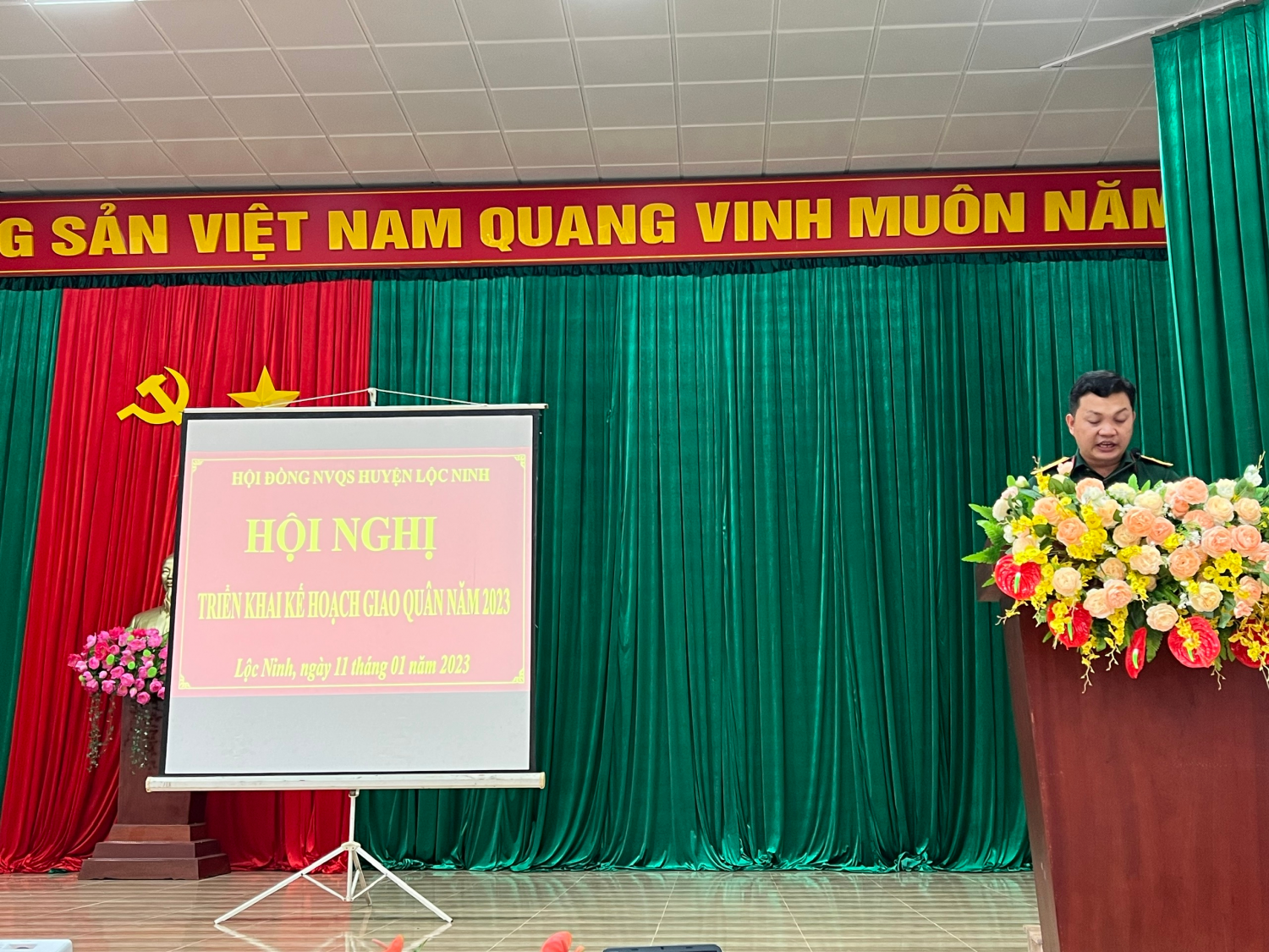 Lộc Ninh triển khai Kế hoạch giao, nhận quân năm 2023