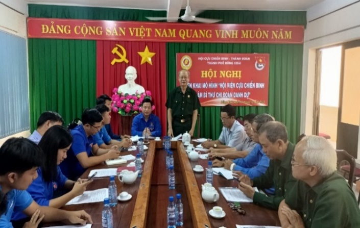 Hội Cựu chiến binh thành phố Đồng Xoài  với mô hình “Hội viên Cựu chiến binh làm Bí thư chi đoàn danh dự”