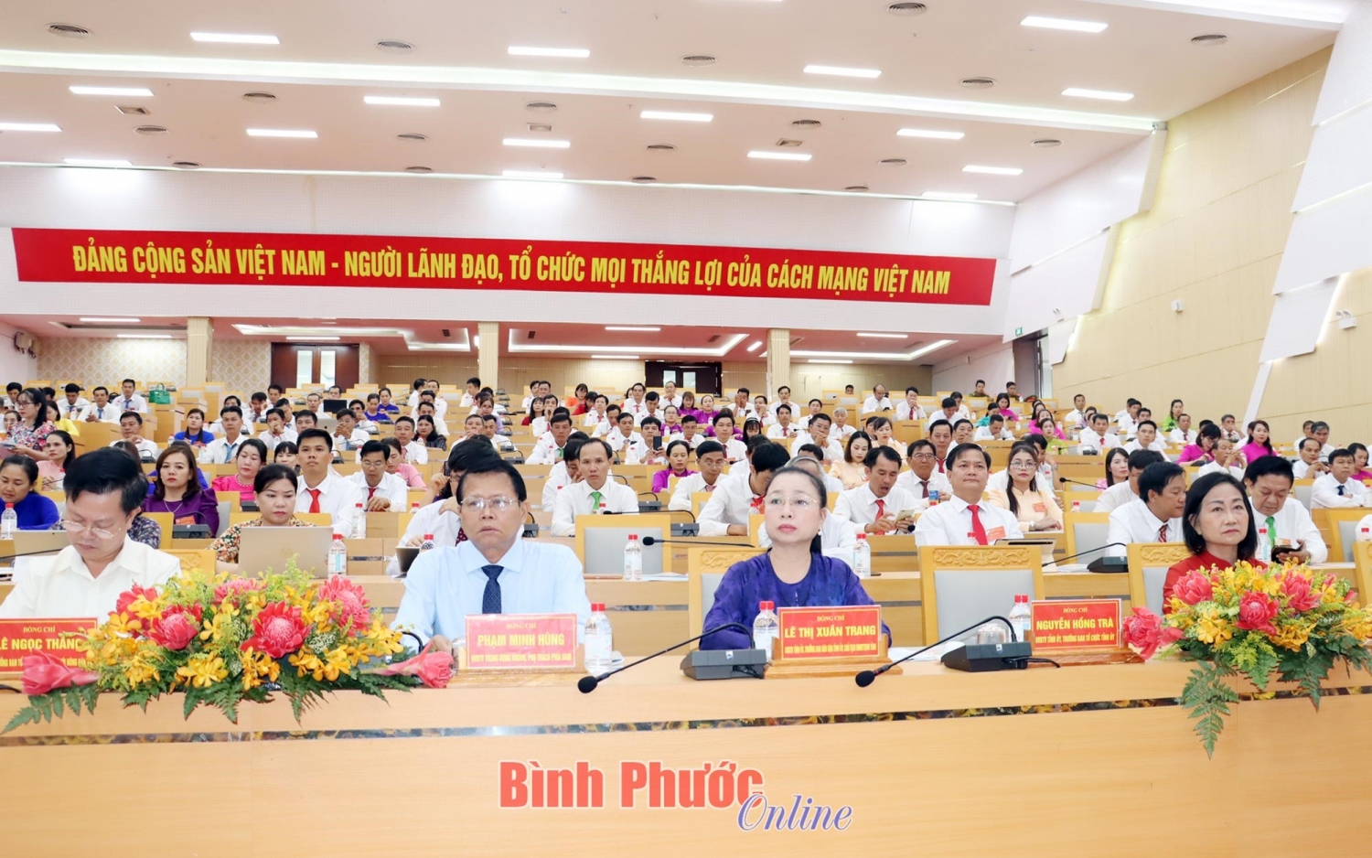 Các đại biểu tham dự Đại hội đại biểu Hội Nông dân tỉnh lần thứ X, nhiệm kỳ 2023-2028 (Nguồn ảnh: Báo Bình Phước)