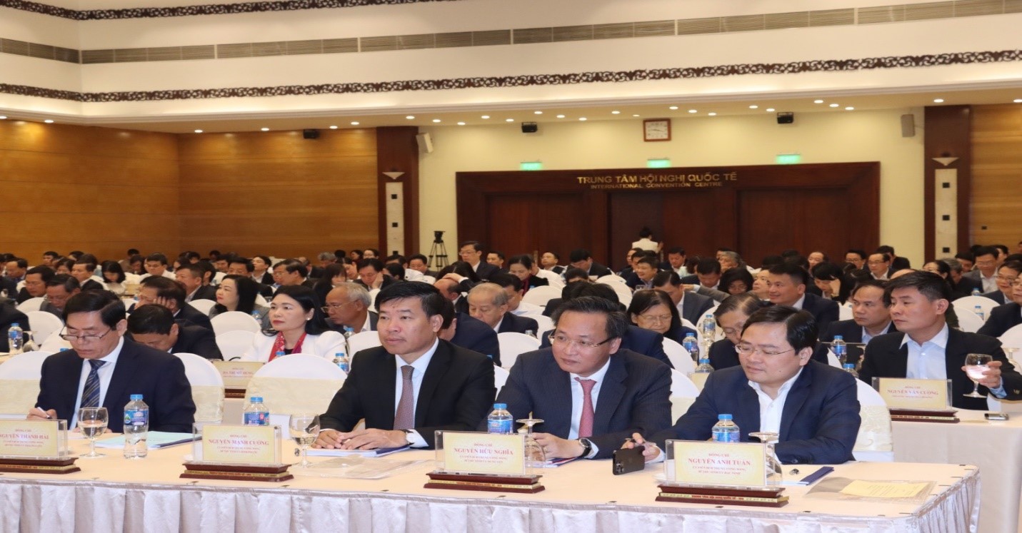Đồng chí Nguyễn Mạnh Cường, UVTW Đảng, Bí thư Tỉnh ủy dự  Hội nghị