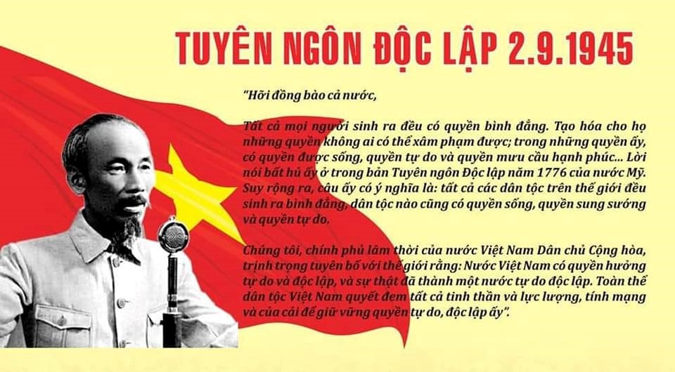 BẢN TUYÊN NGÔN ĐỘC LẬP - MÃI TRƯỜNG TỒN CÙNG DÂN TỘC VIỆT NAM